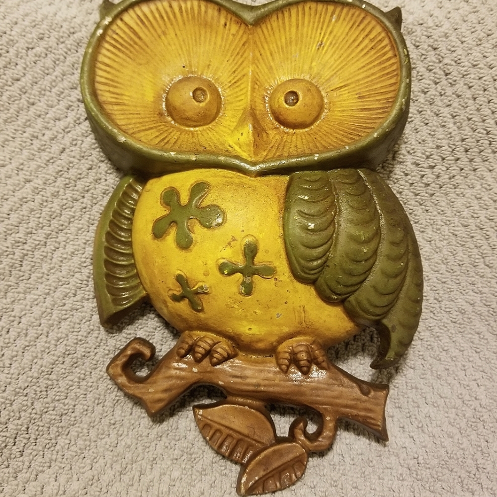 Vintage Sexton cast metal Owl